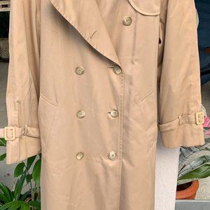 ICONIC Vintage LONDON FOG Beige Double Breasted Trench Coat